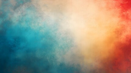 Obraz premium Abstract Textured Background With Teal Orange And Red Hues