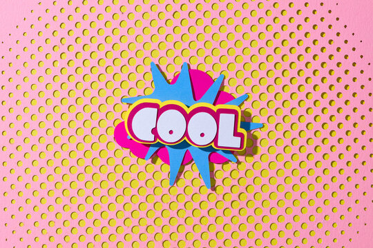 Colorful Comic Style Cool Text Explosion Design