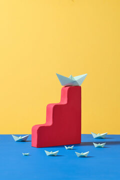 step stair for Business concept of ladder career path and growth