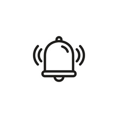 Notification bell icon set vector illustration