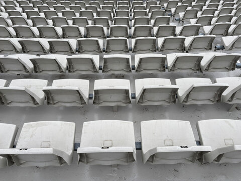 chairs in a stadium