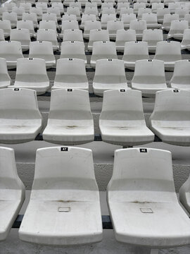chairs in a stadium