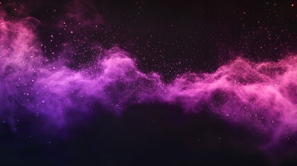 Naklejka premium Abstract Purple and Pink Dust Cloud Background