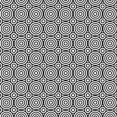 Black Geometric Seamless Pattern