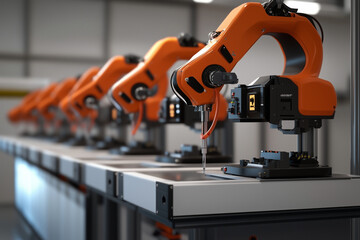 Industrial Precision: High-Tech Robotic Arms in Action