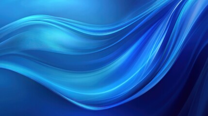 Abstract Blue Swirl: A Digital Wave of Serenity