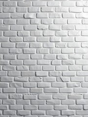 Fototapeta premium Grey and white brick wall with prominent mortar lines, concrete feature, urban decoration, rough finish, stone pattern, grey tone