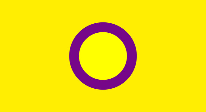 Intersex Pride Flag Graphic