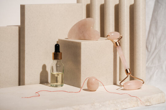 Rose Quartz Beauty Essentials Face Massagers And Yoni Egg