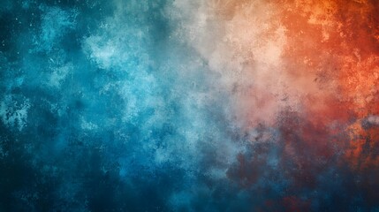 Abstract Blue And Orange Textured Background