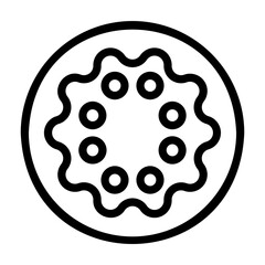 pizza Line Icon