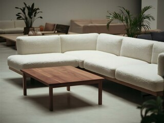 Obraz premium modern living room with sofa