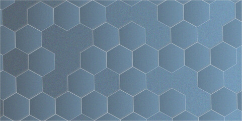 Abstract pattern with hexagonal white and gray technology line paper background. Hexagonal 3d vector grid tile and mosaic structure simple style hexagonal graphic concept. Futuristic surface design.	
