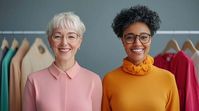 Fashion inspiration session with diverse models in a boutique setting showcasing style and confidence