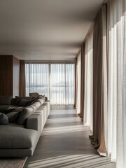 Fototapeta premium modern living room interior