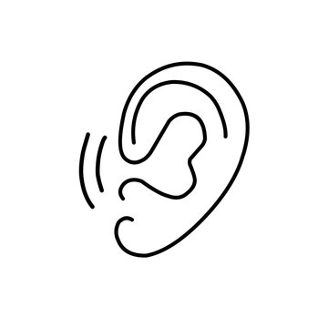 recommend clip art: Ear vector icon