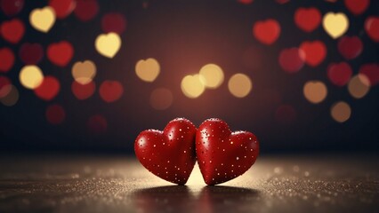 Fototapeta premium heart shaped candle