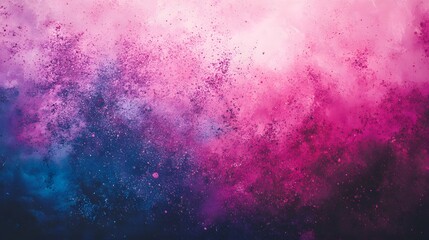 Fototapeta premium Abstract Pink and Blue Powder Explosion Art