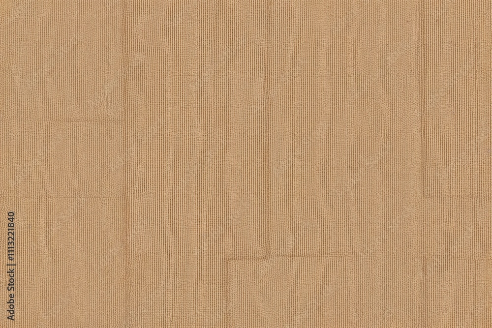 Poster beige textured canvas background design with rustic tileable surface and generous copy space