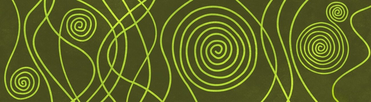 Wide format modern 
celtic design