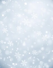 Naklejka premium christmas background with snowflakes