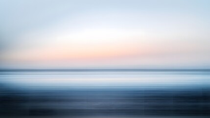Fototapeta premium Abstract Seascape Pastel Sunset Ocean Sky Horizon