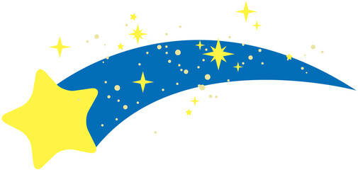 Fototapeta premium Star falling icon
