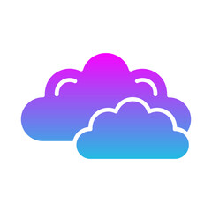 Fototapeta premium Clouds Icon