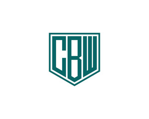 CBW logo design vector template. CBW