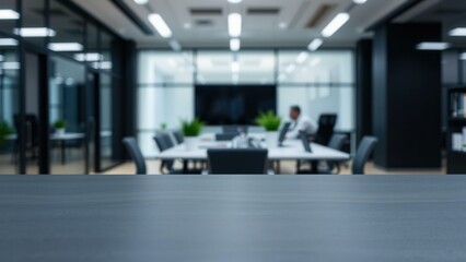 Modern Office Conference Room with Professional Atmosphere, Ideal for Business Meetings and Collaborative Work