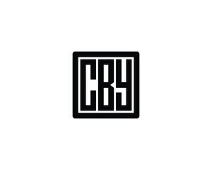 CBY logo design vector template. CBY