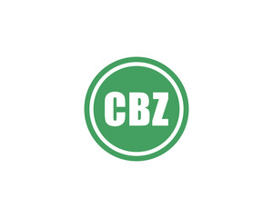 CBZ logo design vector template. CBZ
