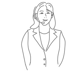 女性　人物　仕事　ビジネス　アイコン