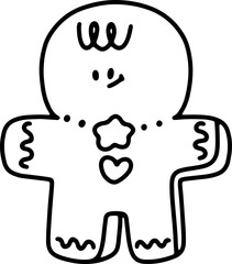 Cute children Christmas Cute hand drawn Elements Illustration cards