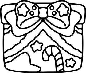 Cute children Christmas Cute hand drawn Elements Illustration cards