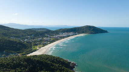 Praia brava beach in Florianopolis, Santa Catarina, Brazil. 
