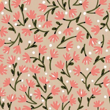 Dainty daisies - pink