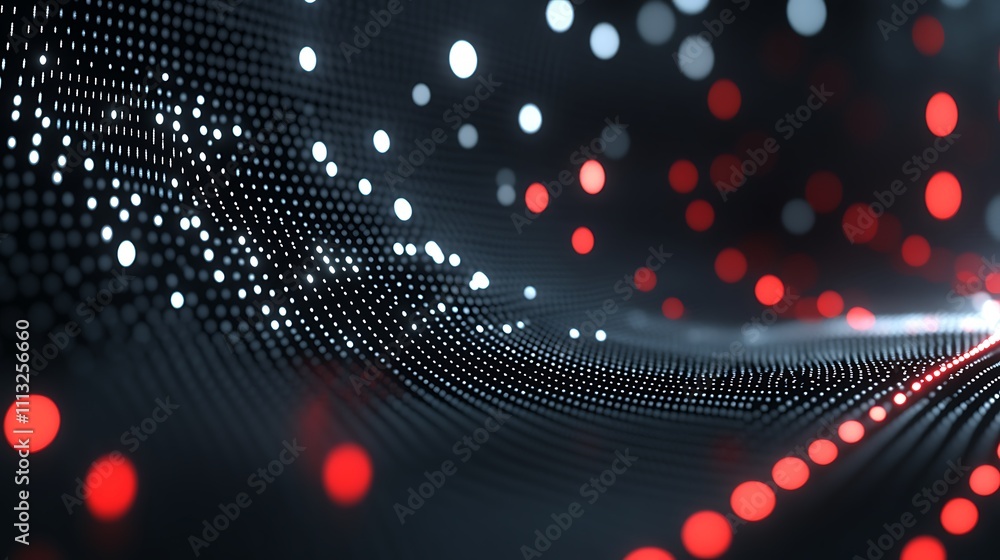 Poster abstract light patterns creating a dynamic visual experience