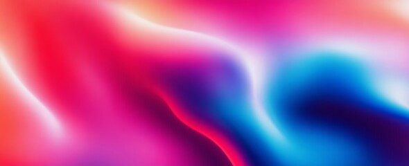 Obraz premium Abstract Digital Artwork Vibrant Color Flow Gradient Texture Background Pink Blue Purple Teal Summer Poster Design