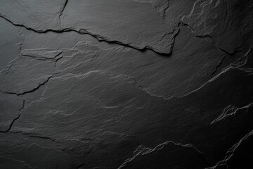 Black Slate Background Minimalist Texture Dark Grey Stone Surface