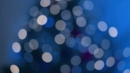 Enchanting Blue Bokeh Lights Background for Modern Web Design, Social Media, and Digital Art