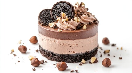 Delicious Chocolate Hazelnut Cheesecake