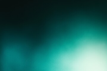 Obraz premium Teal Green Smooth Gradient Background with No Shapes or Patterns