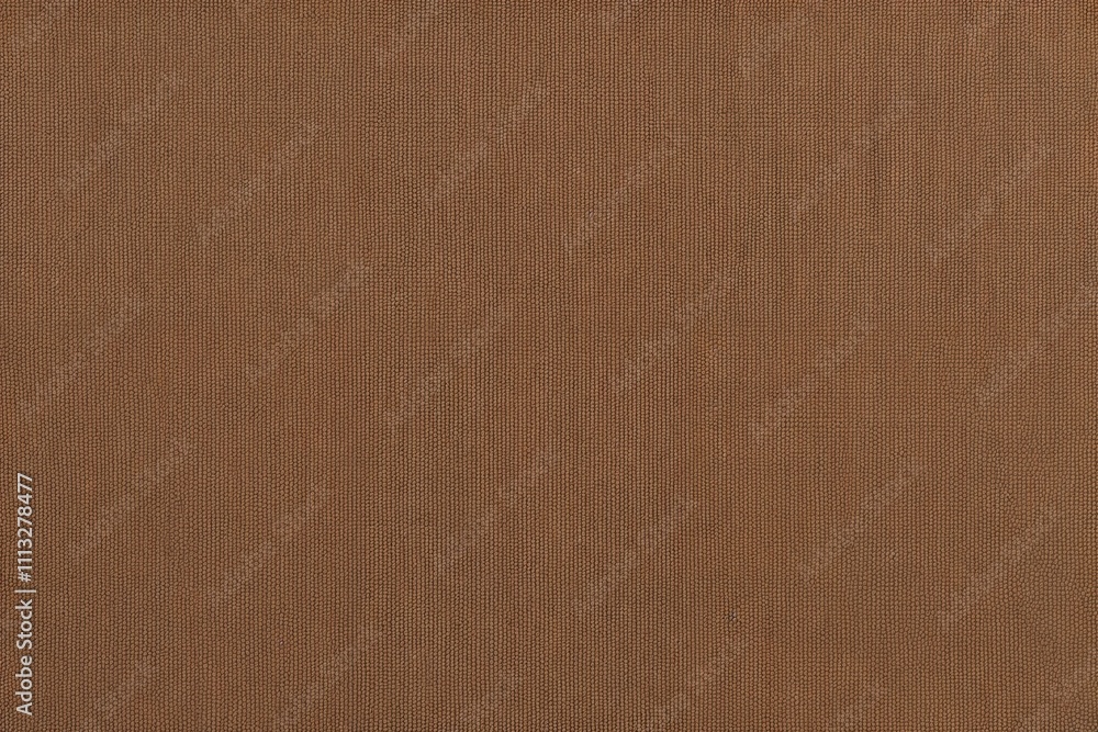Poster high resolution tileable soft earth brown linen texture flat lay background with generous copy space