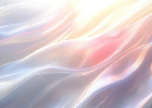 Rainbow Light Prism Overlay Sunlight Sparkling Background Dreamy Waves