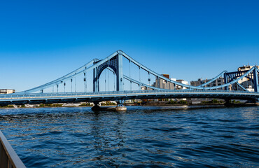 東京隅田川の風景