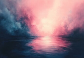 Fototapeta premium Dreamy Pastel Light Effects Abstract Artwork Ethereal Depth Tranquility Impressionism