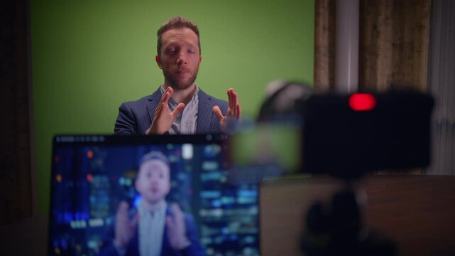 Professional Video Recording with a Green Screen Setup for HighQuality Content Creation