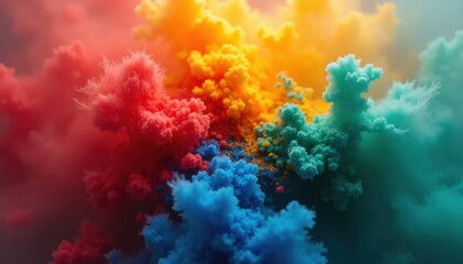 Fototapeta premium Color Explosion