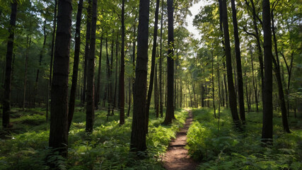 Fototapeta premium morning in the forest